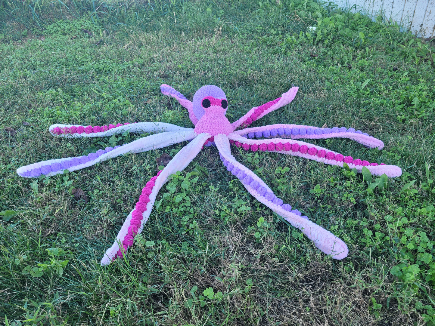 Giant octopus-calico cotton candy