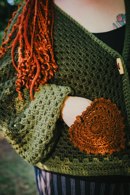 Forest Cardigan (ready to ship)